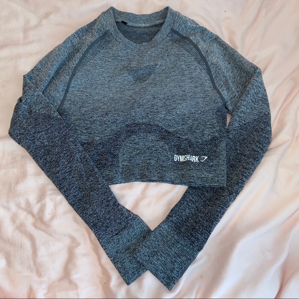 Gymshark || Ombre Seamless Crop Top